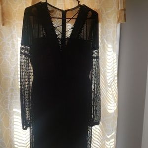 Beautiful black dress.